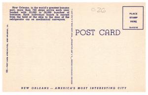 Louisiana New Orleans,  Unloading Bananas from ship side