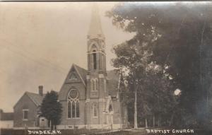 RPPC Baptist Church at Dundee NY, New York