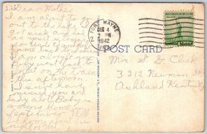 Joliet Illinois 1942 Postcard YMCA Building