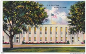 Exterior, U.S. Post Office, Amarillo, Texas,  40-60s