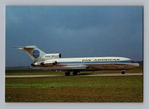 Postcard Pan Am Pan American Airlines Boeing 727-21 Clipper Hamburg BI16