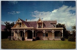Vtg Weatherford Texas TX Old Home Dolls & Antiques Museum Postcard