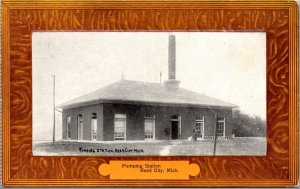 Postcard Pumping Station in Reed City, Michigan