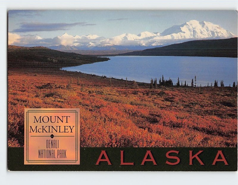 Postcard Mount McKinley, Denali National Park, Alaska