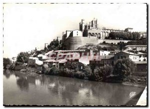 Modern Postcard Beziers The Orb and the Cathedral