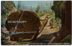 Hauling Big Logs, Oregon