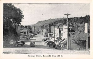 Banecroft Ontario Canada Hastings Street Vintage Postcard AA35921