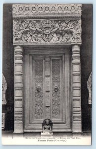 Musee de Sculpture Comparee Bakou ou Prah Kou Fausse Porte CAMBODIA Postcard