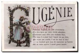 Old Postcard Eugenie Surname