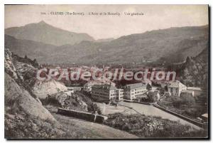Postcard Old CLUSES Arve Marcelly view Gnrale