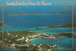 U S Virgin Islands St Thomas Aerial View Lovely East End View Cowpet Bay