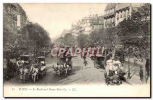 Paris 2 - Boulevard Bonne Nouvelle - Old Postcard