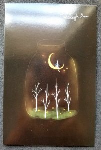[AG] P731 Moonlight Bunny Moon Tree (postcard) *glow in dark *New