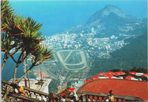 Brazil Rio de Janeiro Panorama Gavea's Hippodrome Vintage Postcard BS.28