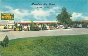 Arizona Benson Mountain Air Motel 1940s Colorpicture linen Postcard 22-2480