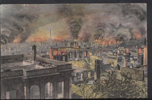 Greece Postcard - Salonika - Burned Part of The High Town    B1099