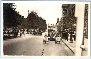 c1910s Alexanderplatz Berlin Germany RPPC Street Downtown Car Real Photo PC A102