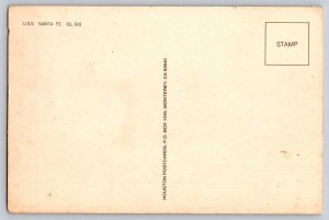 Postcard US Navy Ship - USS Sante Fe (CL 60)