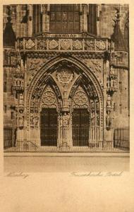 Germany - Nurnberg, Entrance to Church of Our Lady