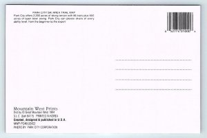 PARK CITY SKI AREA, Utah UT ~ Detailed TRAIL MAP Skiing 1994  ~ 4x6 Postcard