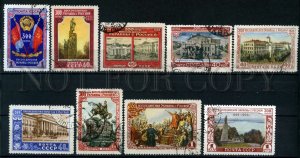504283 USSR 1954 year Reunification Ukraine Russia stamp set