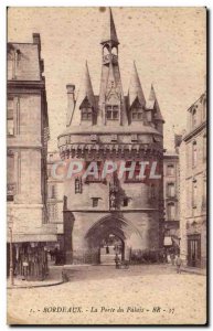 Bordeaux Old Postcard The palace gate