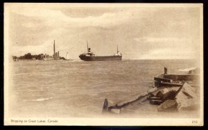 dc1482 - CANADA Great Lakes Postcard 1920s Shipping Steamer