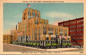 New York Syracuse Central New York Power Corporation Office Building 1939