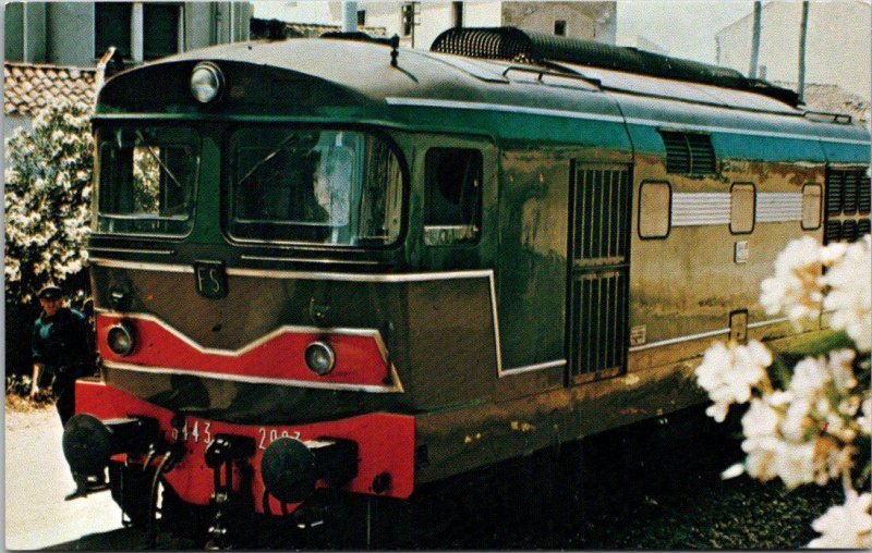 Trains Diesel Electric Locomotive Italy