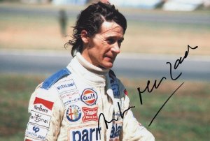Arturo Merzario F1 Motor Racing Driver GIANT Hand Signed Photo