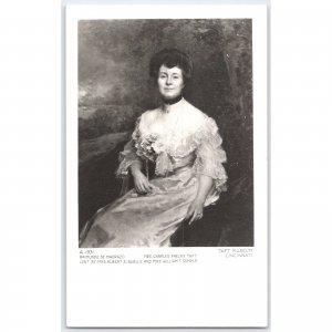 Postcard Mrs. Charles Phelps Taft Portrait Taft Museum Cincinnati Ohio
