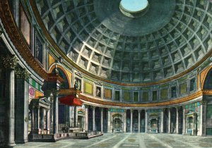 Interior of the Pantheon,Rome,Italy