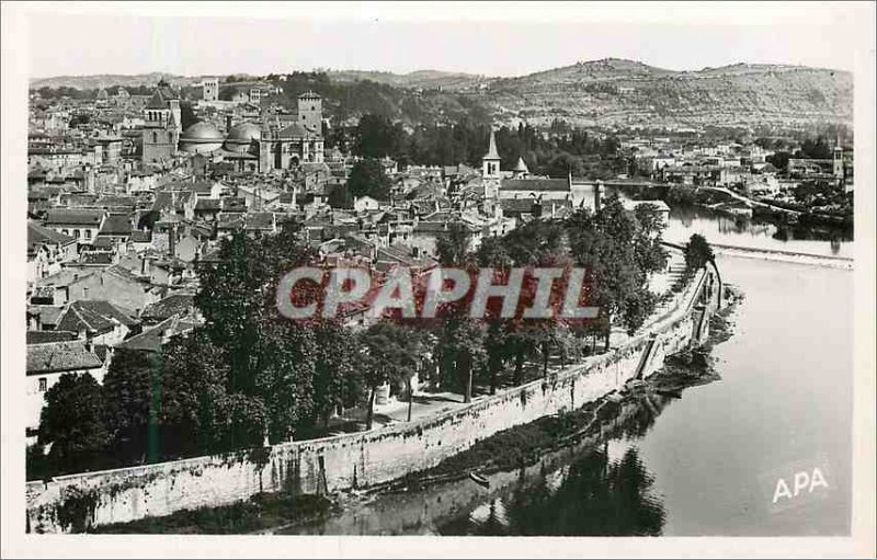 Modern Postcard I cahors lot General view