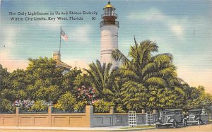 Lighthouse United States Key West FL USA Postcard