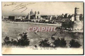 Old Postcard Marseille Fort St John