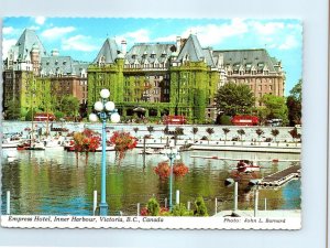 Postcard - Empress Hotel, Inner Harbour - Victoria, Canada