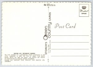 Tulsa Oklahoma~Boston Avenue Methodist Church~Continental Postcard