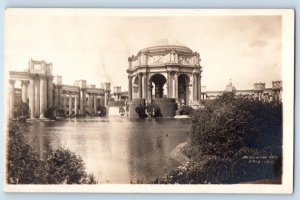 San Francisco CaliforniaCA Postcard RPPC Photo Palace Of Fiver Arts P P I E 1915