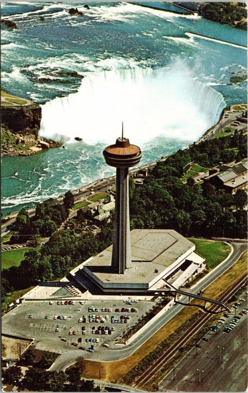 Skylon Niagara International Centre Limited Park Falls Canada CA Postcard Cancel 