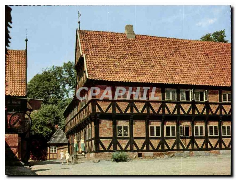 Postcard Modern Aarhus Die alte Stadt Der Burgermeisterhof