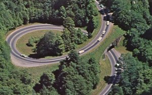 Vintage Postcard Loop-Over U. S. 441 Great Smoky Mountain National Park Highway