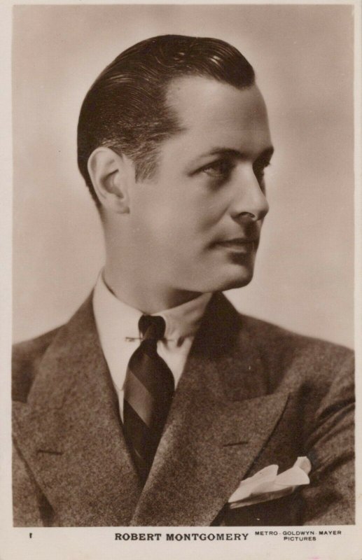 Theatrical Postcard - Actor Mr Robert Montgomery   RS24075