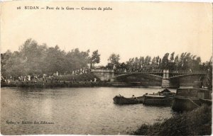 CPA AK SEDAN - Pont de la Gare, Councours de peche (210518)