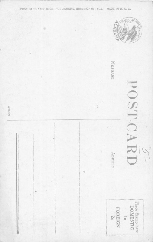 J39/ Birmingham Alabama Postcard c1910 7View Buildings Fancy 115