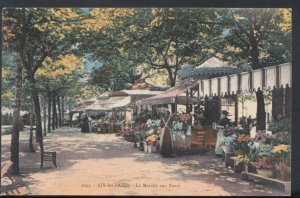 France Postcard - Aix-Les-Bains - Le Marche Aux Fleurs   RS8617