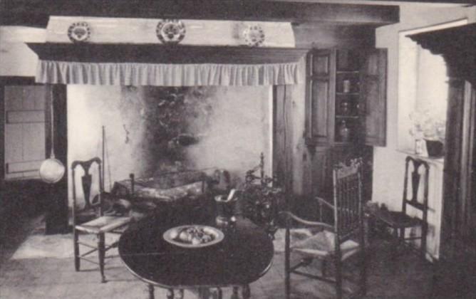 New York Staten Island Interior Billiou-Stillwell-Perine House Circa 1662 Artvue