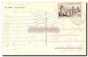 Old Postcard Paris Place Vendome