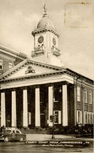 PA - Chambersburg. County Courthouse, circa 1950