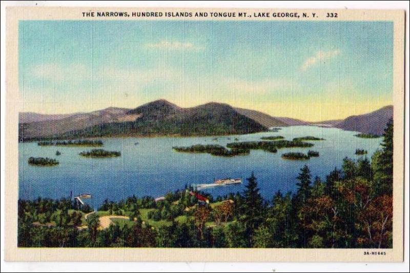 Narrows, Hundred Islands & Tongue MT. Lake George NY