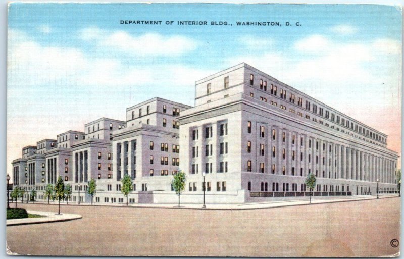 M-47299 The Department of Interior Building Washington District of Columbia